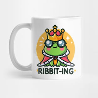 Ribbit-ing: Regal Frog Mug